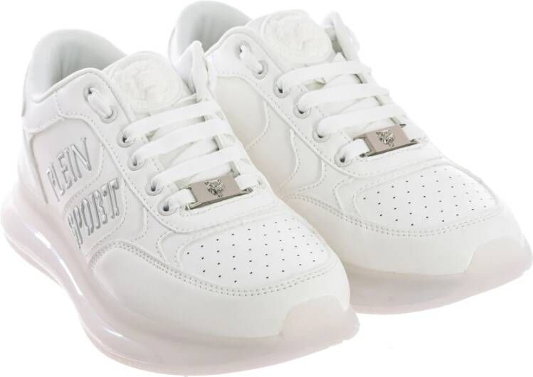 Plein Sport Sportieve Mid-Top Sneakers White Heren