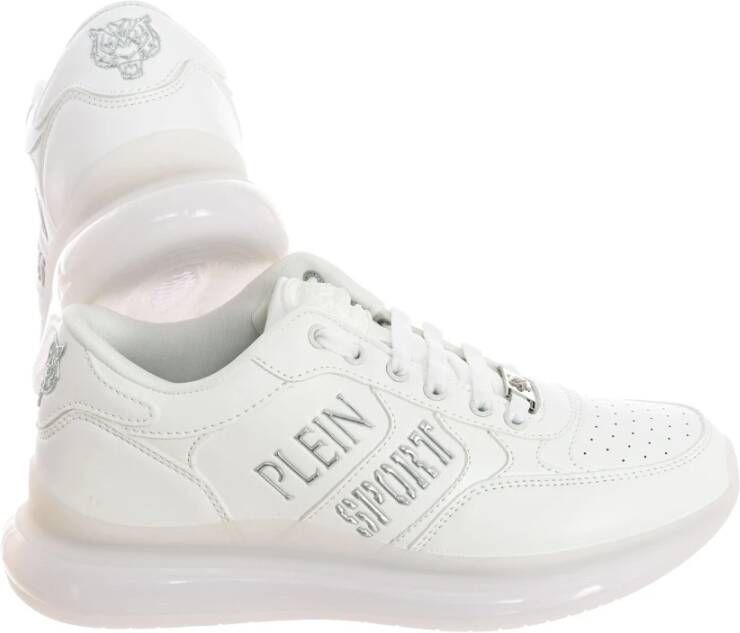 Plein Sport Sportieve Mid-Top Sneakers White Heren