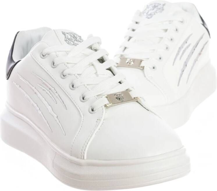 Plein Sport Sportieve Mid-Top Sneakers White Heren