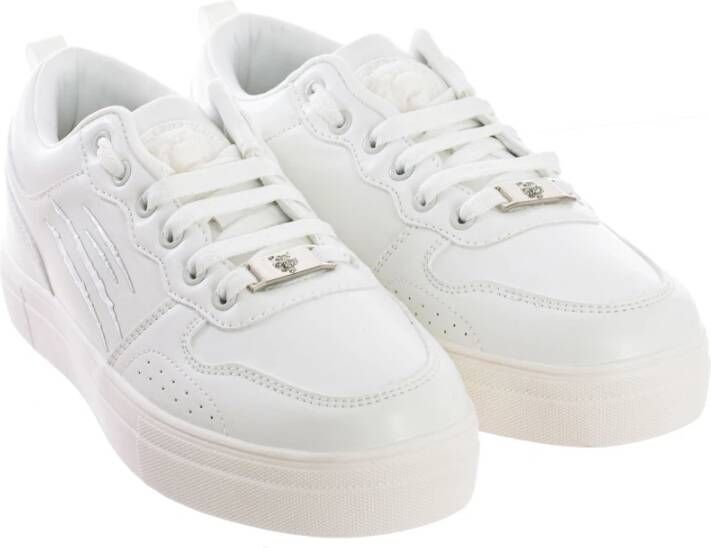 Plein Sport Sportieve Mid-Top Sneakers White Heren