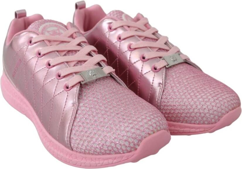 Plein Sport Veelzijdige Roze Sneakers voor Vrouwen Roze Dames
