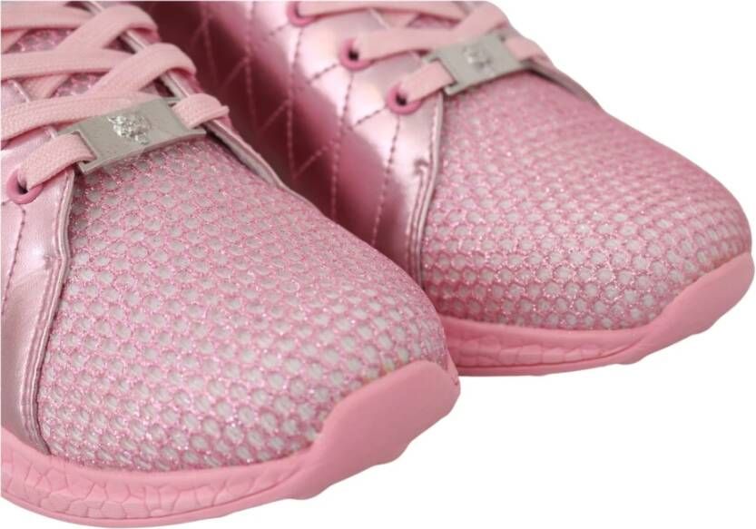 Plein Sport Veelzijdige Roze Sneakers voor Vrouwen Roze Dames