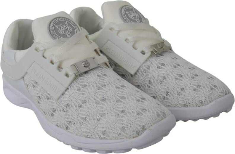 Plein Sport Witte Polyester Runner Beth Sport Sneakers Wit Dames