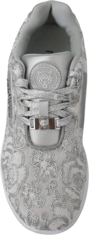 Plein Sport Zilveren Glans Runner Joice Sneakers Gray Dames