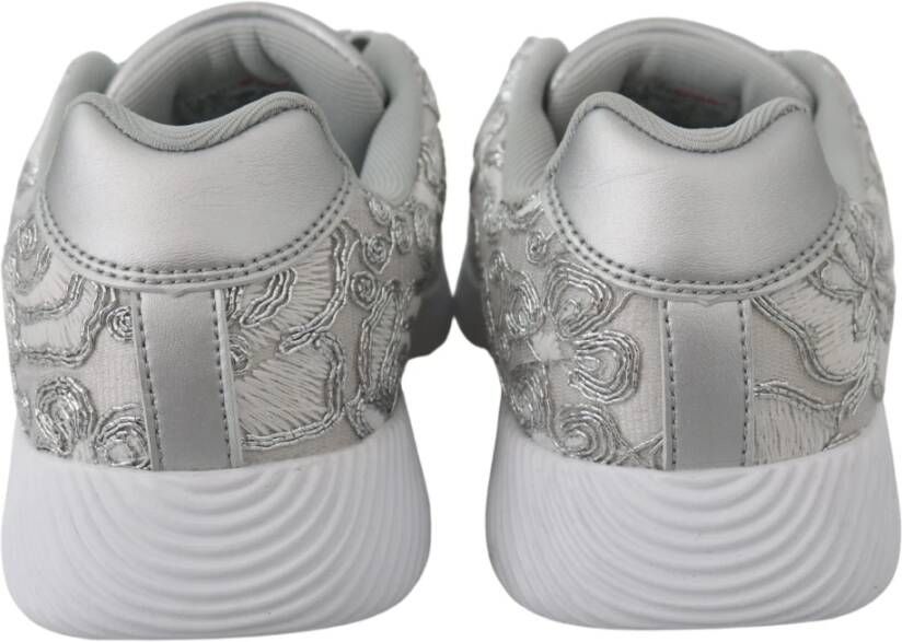 Plein Sport Zilveren Glans Runner Joice Sneakers Gray Dames