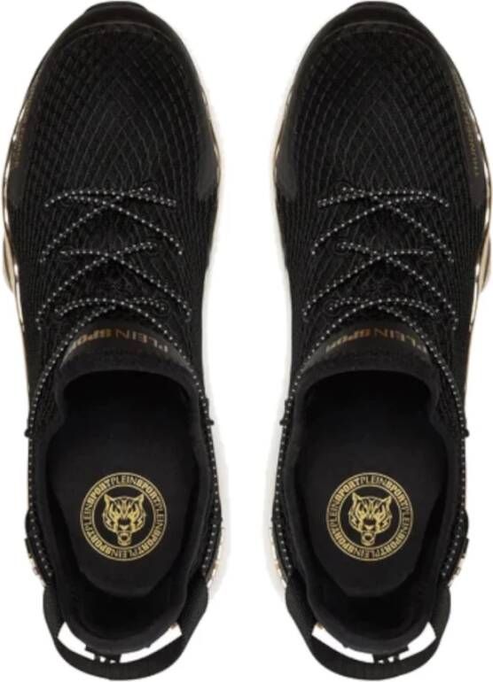 Plein Sport Zwarte lage sneakers
