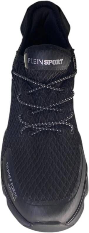 Plein Sport Zwarte lage sneakers