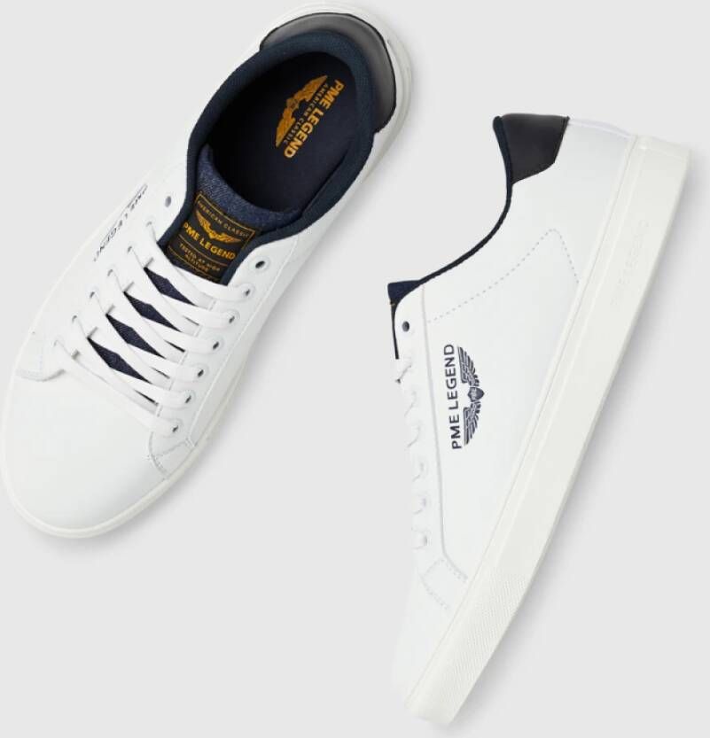 PME Legend Schone Leren Sneaker Carior White Heren