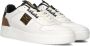 PME Legend Witte Leren Sneaker met Bruine en Zwarte Details White Heren - Thumbnail 11