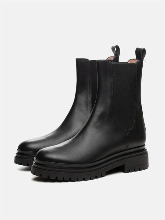 Poche Paris Enkellaarzen Black Dames