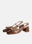 Poche Paris Stijlvolle Sandalen Brown Dames - Thumbnail 2
