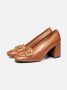 Poche Paris Stijlvolle Schoenen Brown Dames - Thumbnail 2