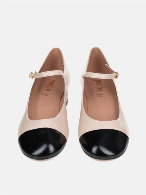 Poche Paris Stijlvolle Schoenen voor Vrouwen Beige Dames