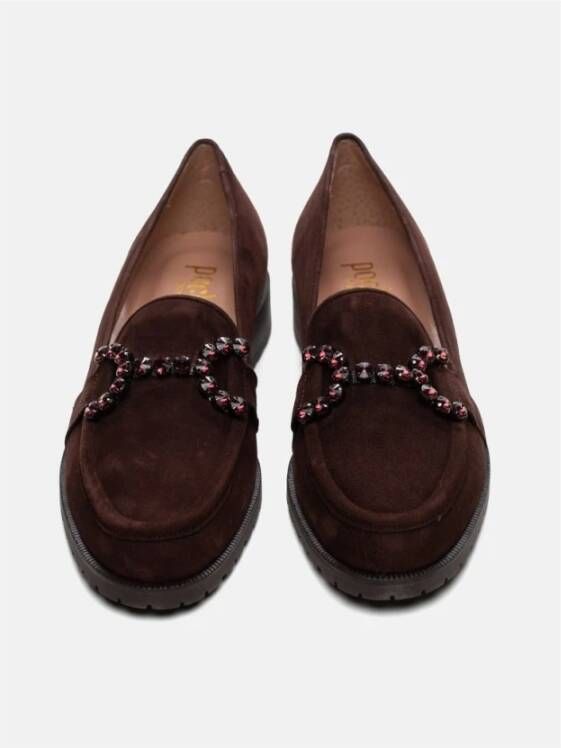 Poche Paris Stijlvolle schoenen voor vrouwen Brown Dames