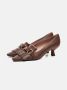 Poche Paris Stijlvolle schoenen voor vrouwen Brown Dames - Thumbnail 2