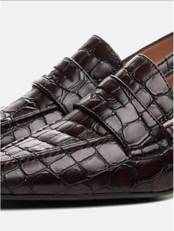 Poche Paris Stijlvolle Schoenen voor Vrouwen Brown Dames