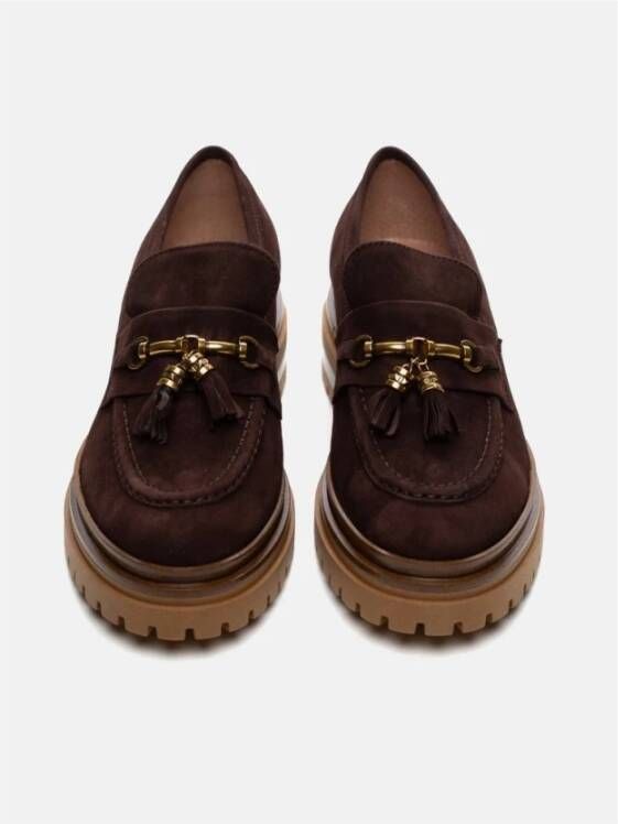 Poche Paris Stijlvolle schoenen voor vrouwen Brown Dames