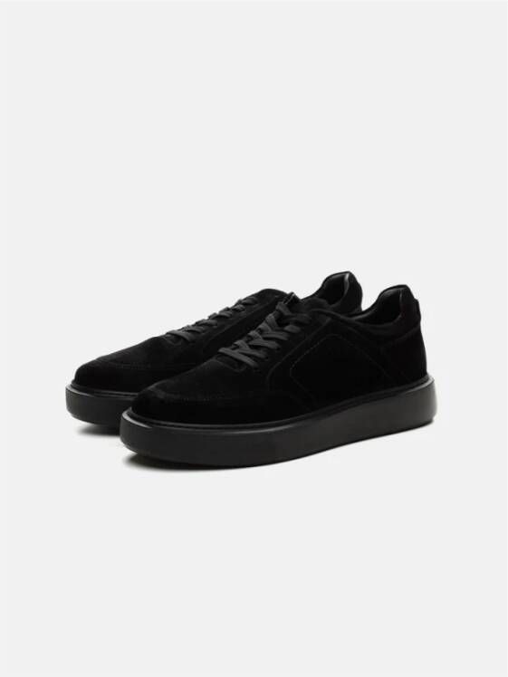 Poche Paris Stijlvolle Sneakers voor Mannen en Vrouwen Black Heren