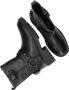 Poelman Zwarte leren bikerlaarzen met gespen Black Dames - Thumbnail 2