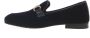 Poesie Veneziane Blauwe fluwelen mocassin - Thumbnail 2