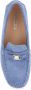 Pollini Blauwe Loafers met Logo Plaque - Thumbnail 2
