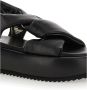 Pollini Flat Sandals Black Dames - Thumbnail 4