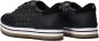 Pollini Zwarte Heritage Print Sneakers voor dames Zwart Dames - Thumbnail 6