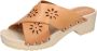 Pollini Leren Damesandalen Stijlvol Brown Dames - Thumbnail 6
