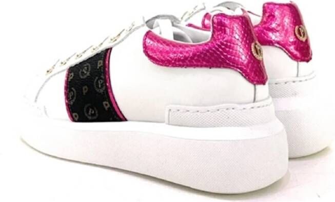 Pollini Lichtroze Lage Sneakers