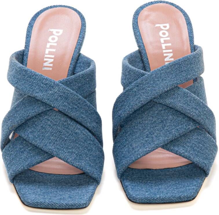 Pollini P-denim Sandals Blue Dames