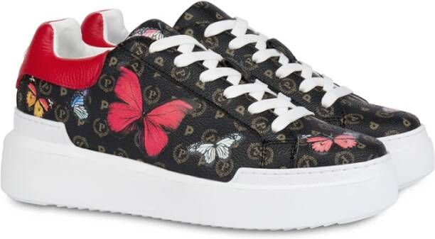 Pollini Heritage Butterfly Sneakers Collectie Zwart Dames