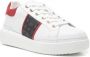 Pollini Dames Sneakers met Monogram Logo Band White Dames - Thumbnail 2