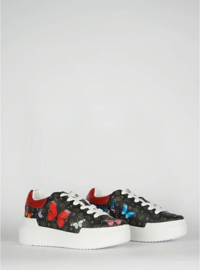 Pollini Heritage Butterfly Sneakers Collectie Zwart Dames - Foto 2