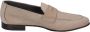 Pollini Suede Loafers voor Heren Brown Heren - Thumbnail 4
