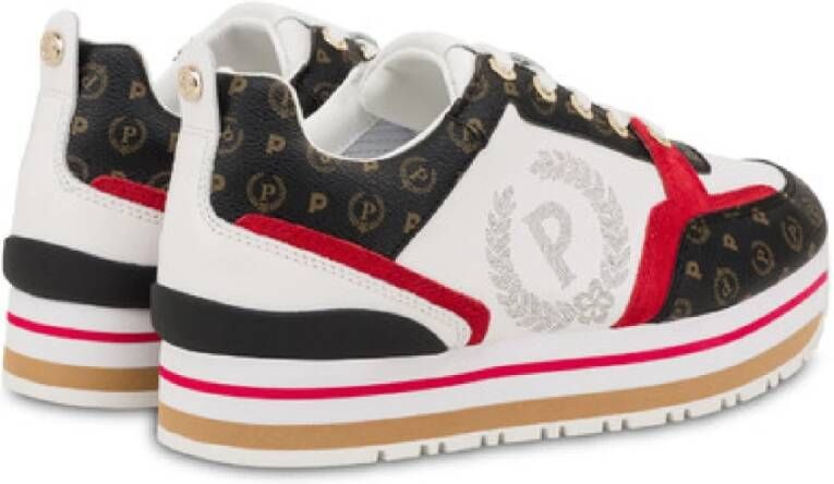Pollini Witte lage sneakers