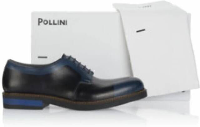 Pollini Zwarte Heren Sneaker Comfortabel en Stijlvol