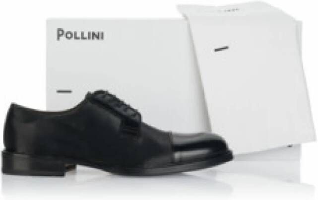 Pollini Zwarte Heren Sneaker Comfortabel en veelzijdig