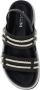 Pollini Zwarte leren sandalen met elastische band Black Dames - Thumbnail 4