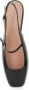 Pollini Zwarte Leren Slingback Ballerina's Black Dames - Thumbnail 4