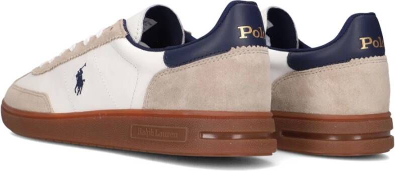 Polo Ralph Lauren Beige Lage Top Lace Sneakers voor Heren