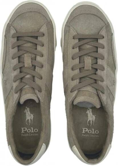 Polo Ralph Lauren Beige Suède Heren Sneakers Beige Heren