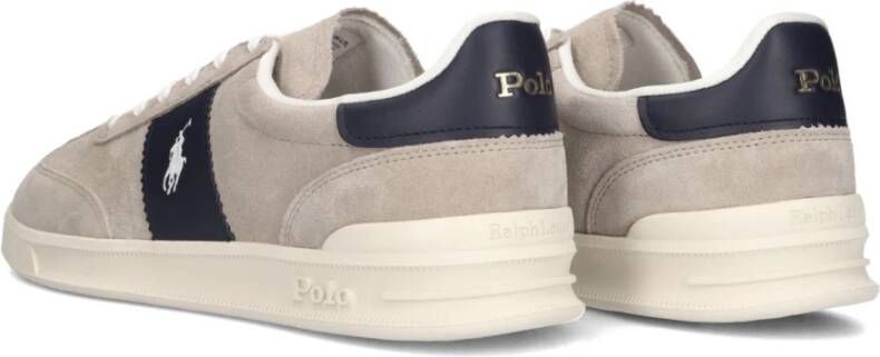 Polo Ralph Lauren Beige Suede Heritage Area Sneakers Beige Heren