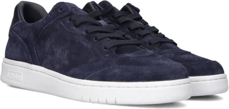POLO RALPH LAUREN Ralph Lauren Lage Sneakers Heren Polo Court Maat: 40 Materiaal: Suède Kleur: Blauw - Foto 3