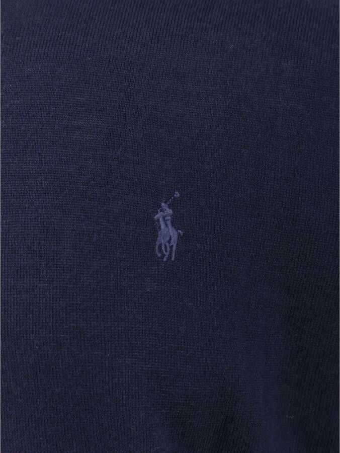 Polo Ralph Lauren Blauwe Trui met Ribboord
