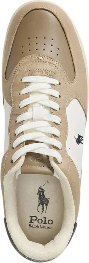 Polo Ralph Lauren Casual Sneakers voor Dagelijks Gebruik Beige Heren