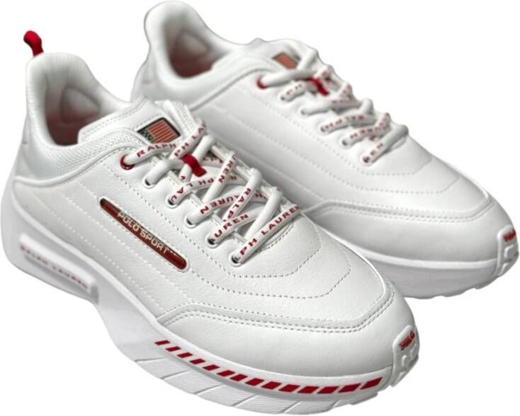 Polo Ralph Lauren Casual Sneakers voor Dagelijks Gebruik White Heren