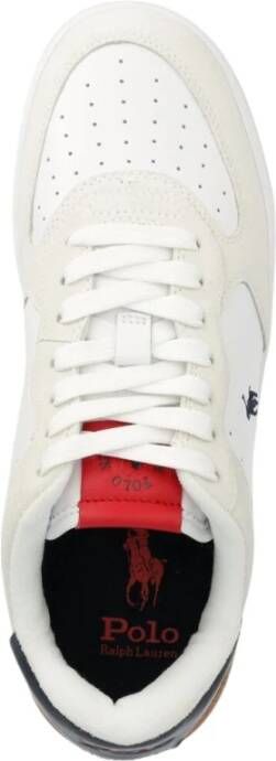Polo Ralph Lauren Casual Sneakers voor Dagelijks Gebruik White Heren
