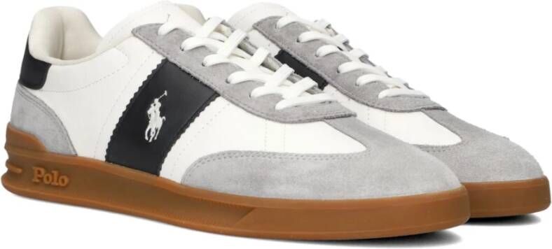 Polo Ralph Lauren Heritage Aera Low Top Lace Sneakers Gray Heren
