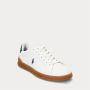 Polo Ralph Lauren Heritage Court II Leren Sneakers White Heren - Thumbnail 6
