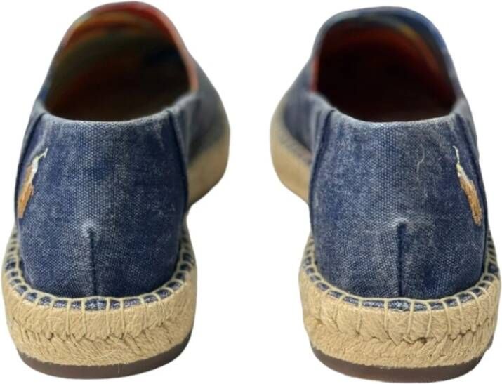 Polo Ralph Lauren Klassieke Espadrilles voor Mannen en Vrouwen Blue Heren
